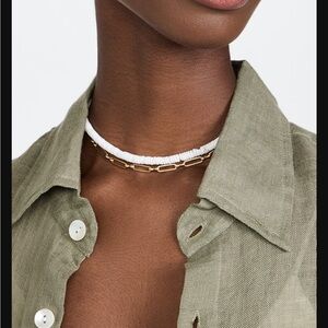 Madewell Puka Shell Beaded Necklace